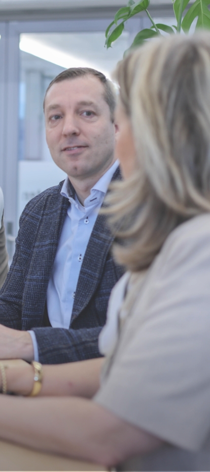 Tensaro-medewerkers in gesprek