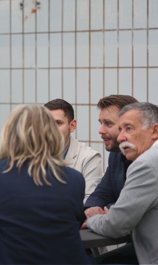Collega’s in overleg