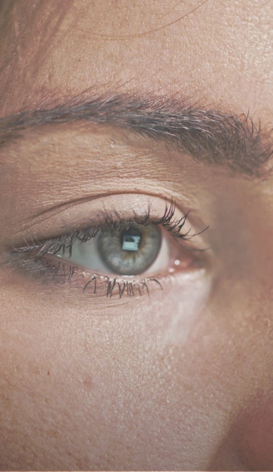 Close-up van een oog
